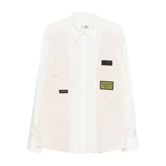 Mm6 Maison Margiela White Shirts Men